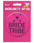 Kalan Bachelorette Button - Bride Tribe Pink/Black