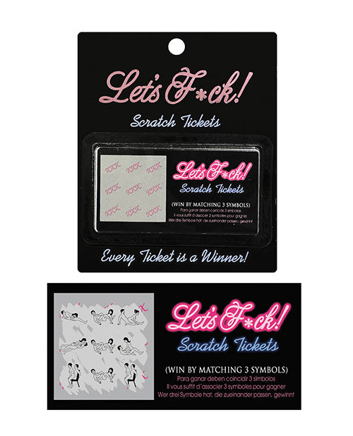 Not Regular Toys Let's Fuck! Scratch Tickets