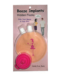 Kheper Booze Implants Hidden Flask - 4 oz Each