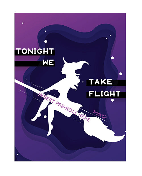 Kush Kards Halloween Take Flight Greeting Card w/Matchbook