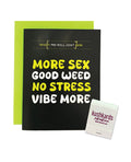 Kush Kards More Sex Greeting Card w/Matchbook