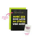 Kush Kards More Sex Greeting Card w/Matchbook - Image 2