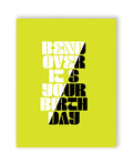 Kush Kards Bend Over Birthday Greeting Card