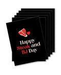 Kush Kards Happy Steak And BJ Day Naughty Greeting Card - Pack Of 6
