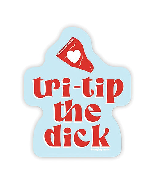 Kush Kards Tri-Trip Naughty Sticker - Pack of 3
