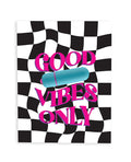 Naughty Kards Good Vibes Only Naughty Greeting Card w/Rock Candy Vibrator & Fresh Vibes Towelettes