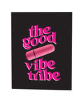 Naughty Kards The Good Vibe Tribe Naughty Greeting Card w/Rock Candy Vibrator & Fresh Vibes Towelettes