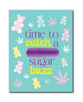 Kush Kards 420 Foreplay Sugar Buzz Greeting Card w/Rock Candy Vibrator & Fresh Vibes Towelettes