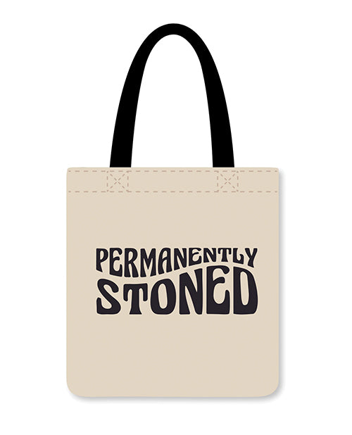 Kush Kards Permanently Stoned Reusable Tote - Black/White