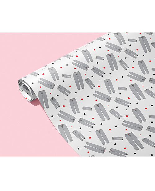 Kush Kards Grey Sweatpants Naughty Wrapping Paper