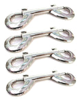 Kinklab KinkLab Nickel Plated Snap Hooks - Pack of 4