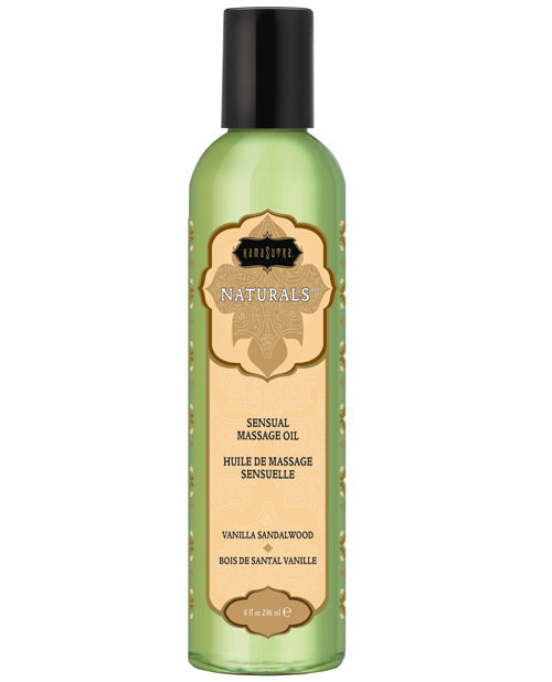 Kama Sutra Kama Sutra Naturals Massage Oil - 8 oz Vanilla Sandlewood