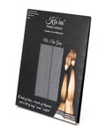 Kixies Kix'ies Lois Thigh High w/Black Seam Black A - Image 2