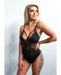 Kixies Kix'ies Signature Striped Bodysuit Black LG