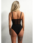 Kixies Kix'ies Signature Striped Bodysuit Black XL - Image 3