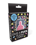 Little Genie Give A Fuck Waterproof Playing Cards w/Plastic Case - Image 2