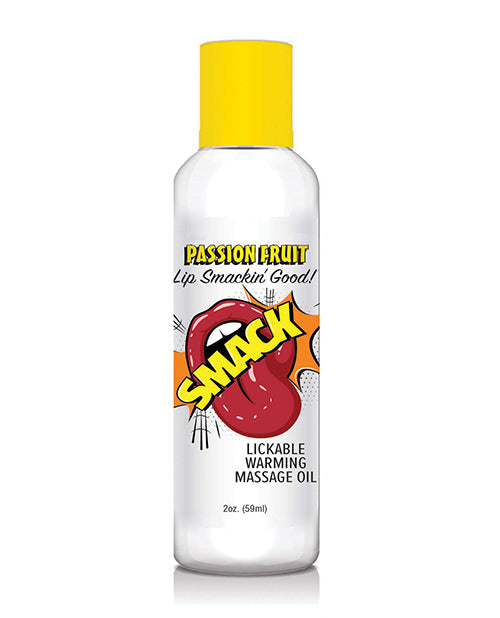Smack Smack Warming Massage Oil - 2 oz Passion Fruit