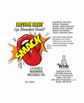 Smack Smack Warming Massage Oil - 2 oz Passion Fruit - Image 2