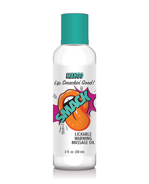 Not Regular Toys Smack Lickable Warming Massage Oil - Mango 2 oz