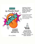 Not Regular Toys Smack Lickable Warming Massage Oil - Mango 2 oz - Image 2