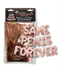 Candy Prints Glitterati Same Penis Forever Balloon Banner