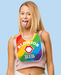 Candy Prints Blow Job Bib - Rainbow - Image 3