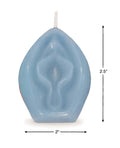 Little Genie Eden's Vagina Candle - Blue - Vanilla - Image 3