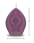 Little Genie Eden's Vagina Candle - Purple - Vanilla - Image 3