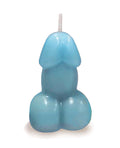 Little Genie Eden's Penis Candle - Blue - Vanilla - Image 2