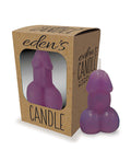 Little Genie Eden's Penis Candle - Purple - Vanilla