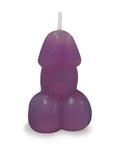 Little Genie Eden's Penis Candle - Purple - Vanilla - Image 2