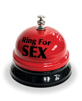 Candy Prints Ring the Bell for Sex Desk Bell - Red/Black - Image 3