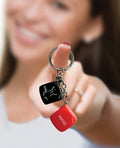 Candy Prints Super Fun Sex Dice Key Chain - Multi Color - Image 2