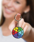 Candy Prints Super Fun Sex Spinner Key Chain - Multi Color - Image 2