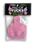 Little Genie Last Fuck I Have to Give Sticky Notes - 100 Notes Per Pad