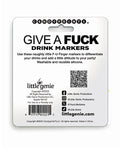 Little Genie Give A Fuck Drink Markers 6 pc Set - Multi-Color - Image 2