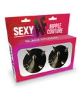 Sexy AF Sexy AF Nipple Couture Studded Pastie - Black O/S