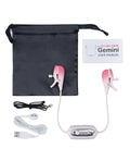 Lovense Lovense Gemini Vibrating Nipple Clamps - Pink - Image 5