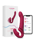 Lovense Lovense Lapis Vibrating Strapless Strap On - Pink - Image 5