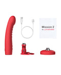 Lovense Lovense Mission 2 Touch-Sensitive Tech - Red - Image 5