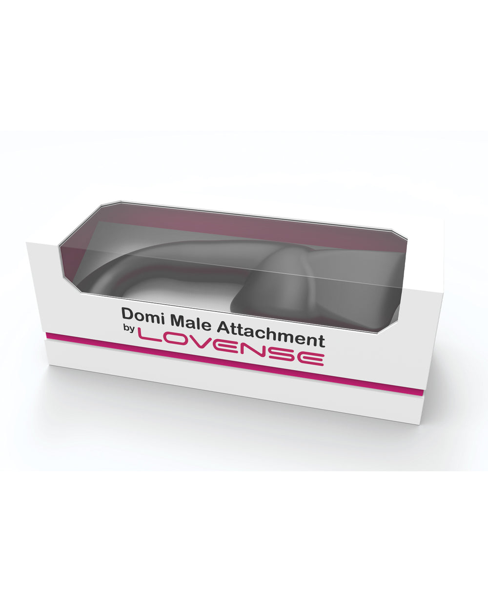 Lovense Lovense Domi Flexible Rechargeable Mini Wand Male Attachment - Black