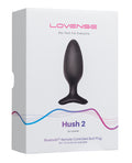 Lovense Lovense Hush 2 1.75" Butt Plug - Black