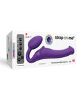 Strap-On-Me Strap On Me Vibrating Bendable Strapless Strap On Medium - Purple