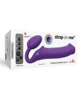 Strap-On-Me Strap On Me Vibrating Bendable Strapless Strap On Xlarge - Purple