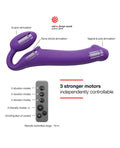 Strap-On-Me Strap On Me Vibrating Bendable Strapless Strap On Xlarge - Purple - Image 3