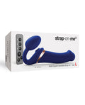Strap-On-Me Strap On Me Multi Orgasm Bendable Strapless Strap On Large - Night Blue