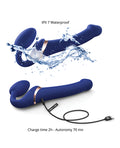 Strap-On-Me Strap On Me Multi Orgasm Bendable Strapless Strap On Large - Night Blue - Image 5