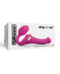 Strap-On-Me Strap On Me Multi Orgasm Bendable Strapless Strap On Small - Fuchsia - Image 3