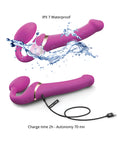 Strap-On-Me Strap On Me Multi Orgasm Bendable Strapless Strap On Large - Fuchsia - Image 5