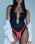 Strap-On-Me Strap-on-Me Leatherette Harness Fabulous - One Size Red Glossy - Image 2